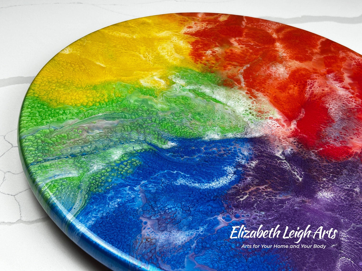 Rainbow Lazy Susan 16" LGBTQ Decor