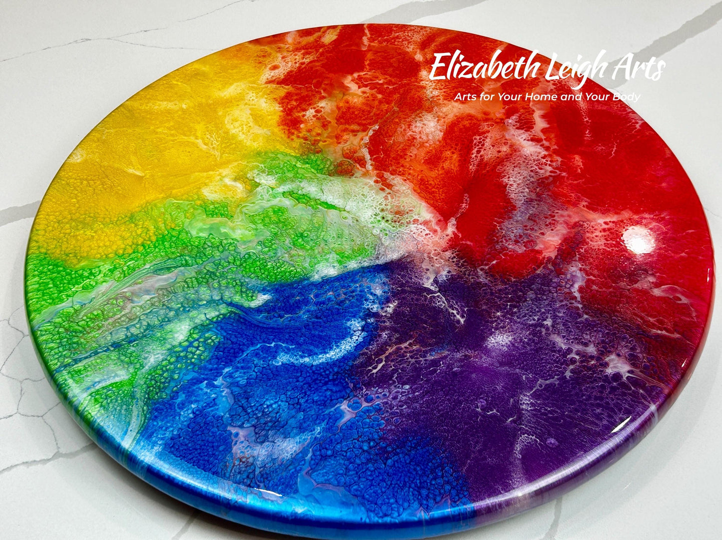 Rainbow Lazy Susan 16" LGBTQ Decor