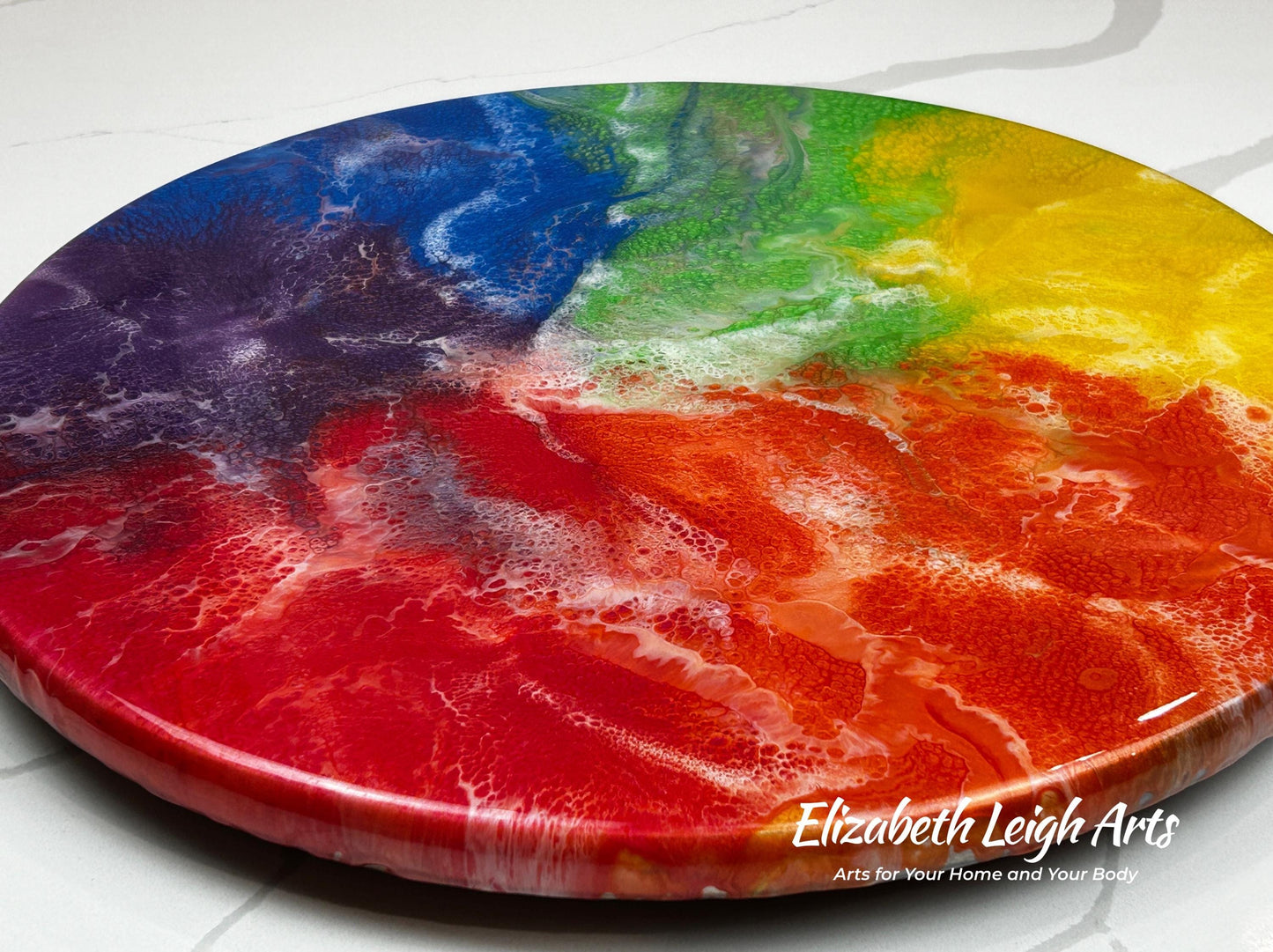 Rainbow Lazy Susan 16" LGBTQ Decor