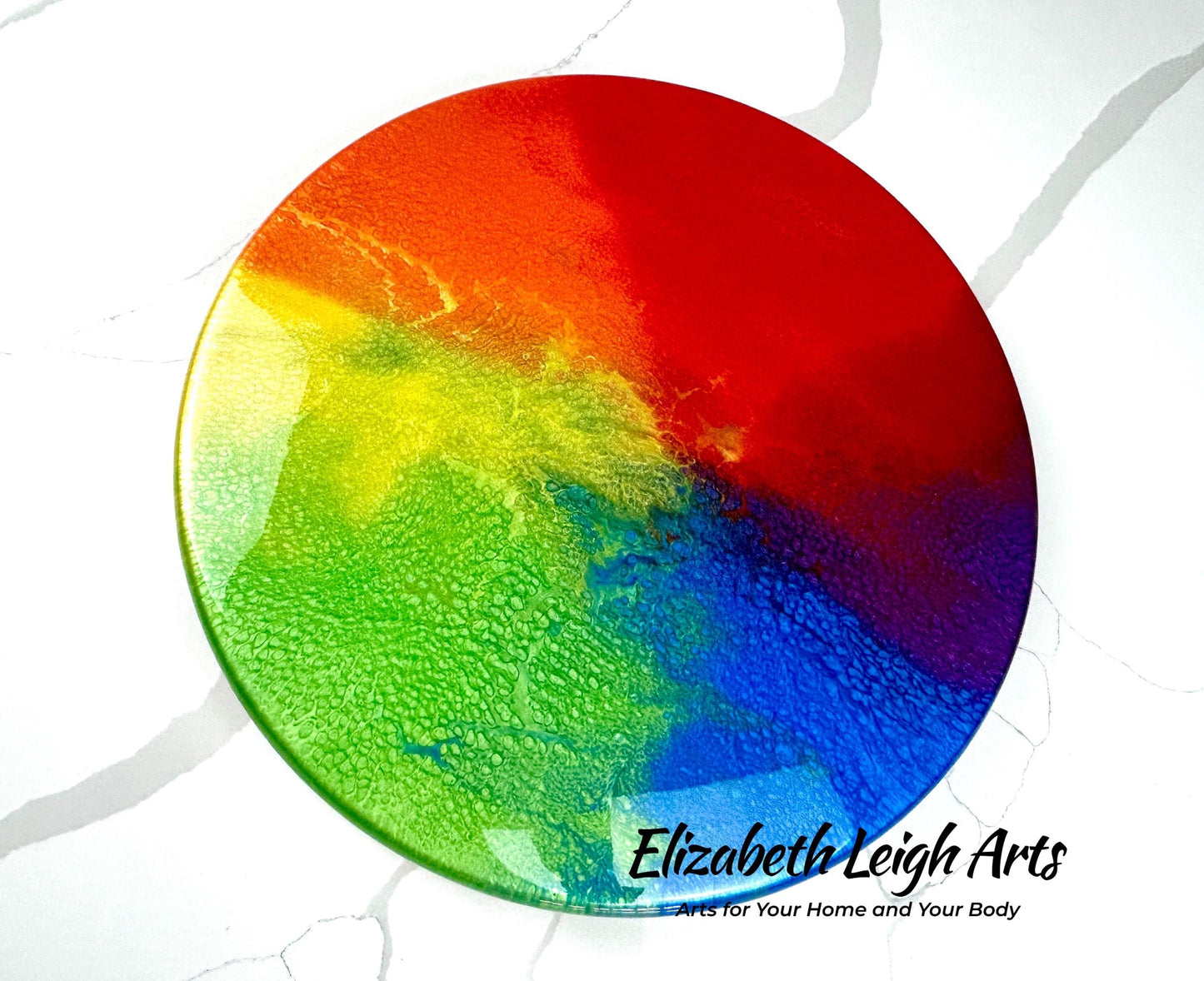 Rainbow Lazy Susan 15.5" LGBTQ Decor