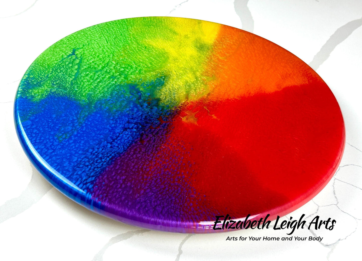 Rainbow Lazy Susan 15.5" LGBTQ Decor