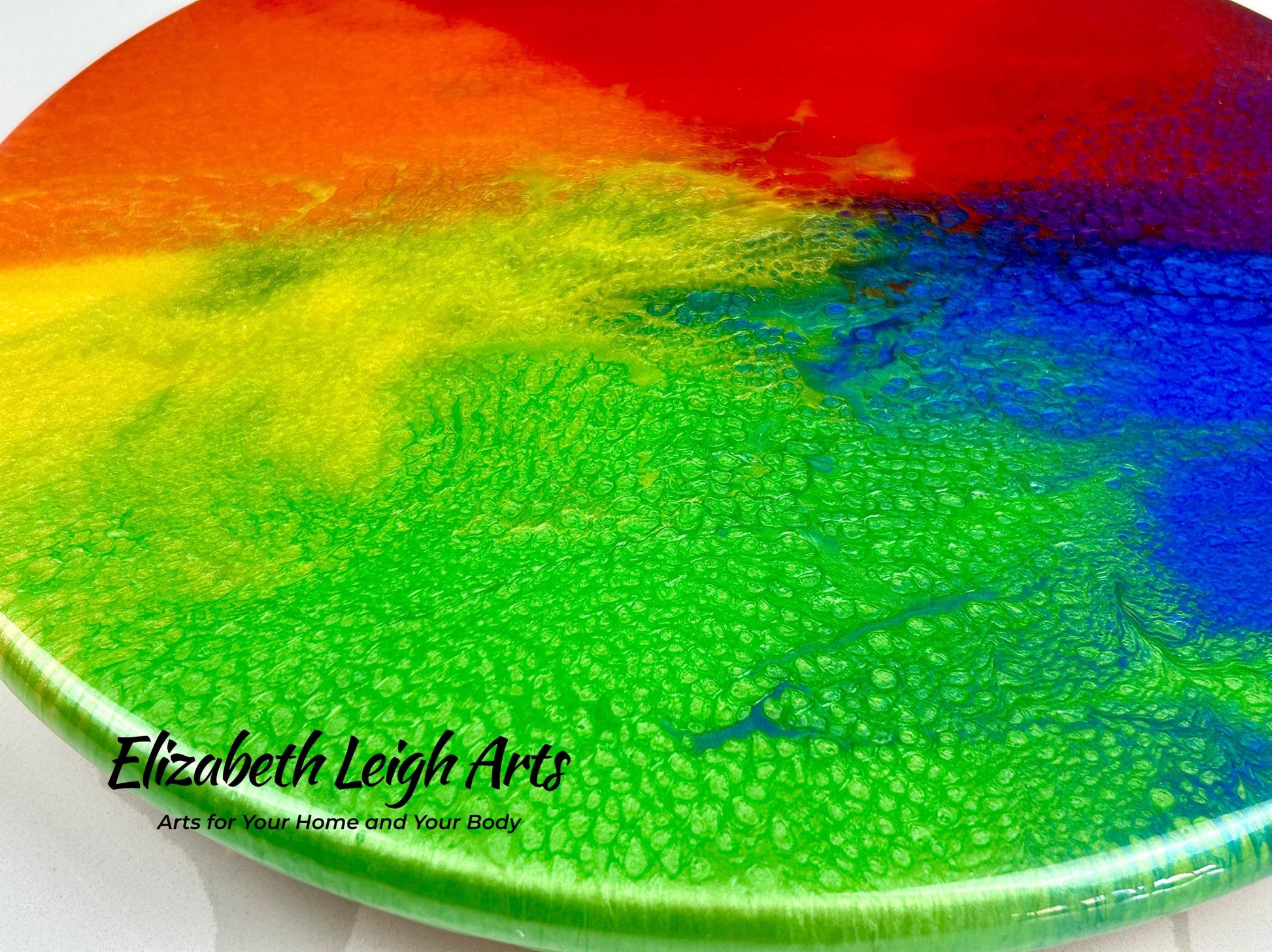 Rainbow Lazy Susan 15.5" LGBTQ Decor