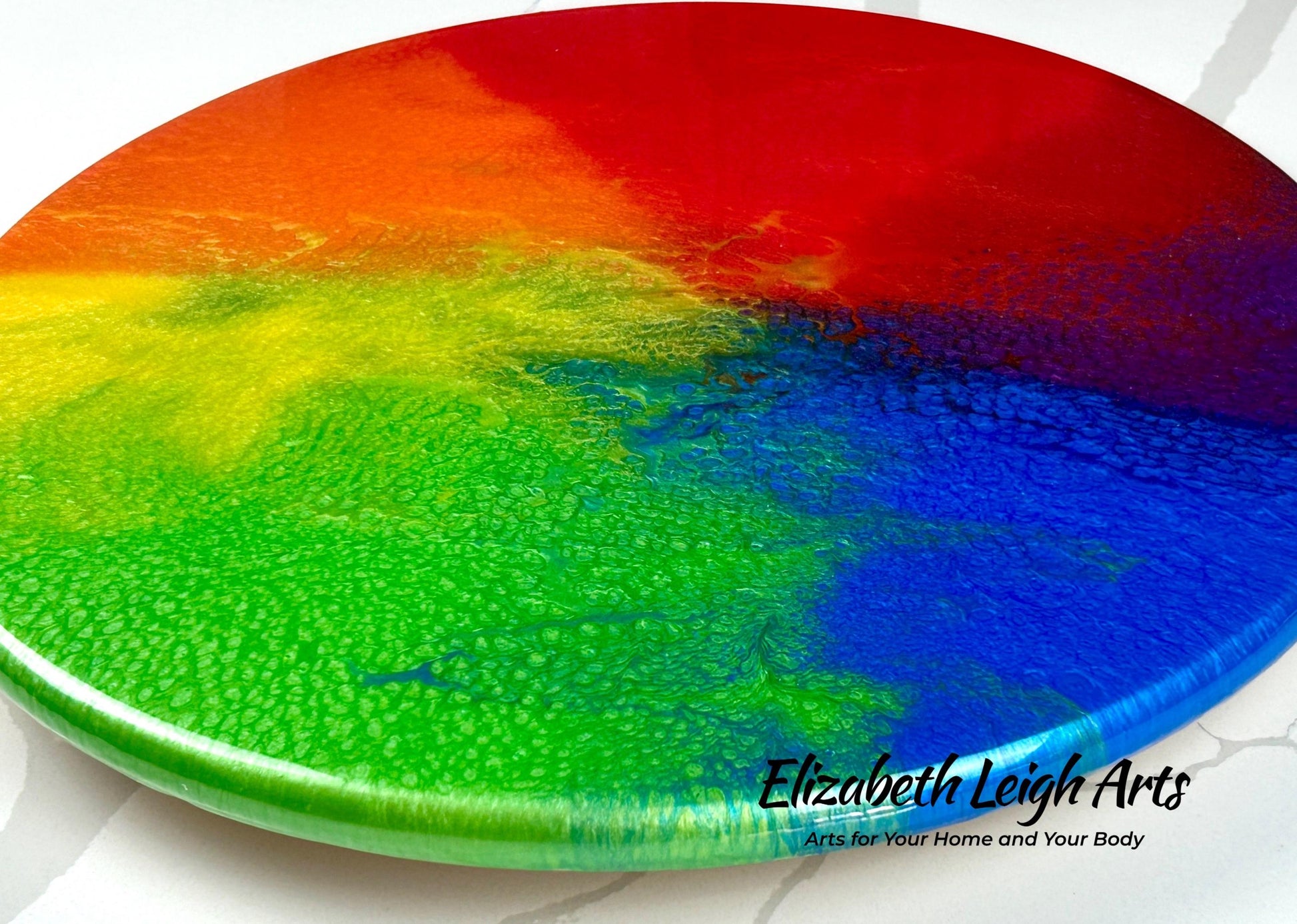 Rainbow Lazy Susan 15.5" LGBTQ Decor