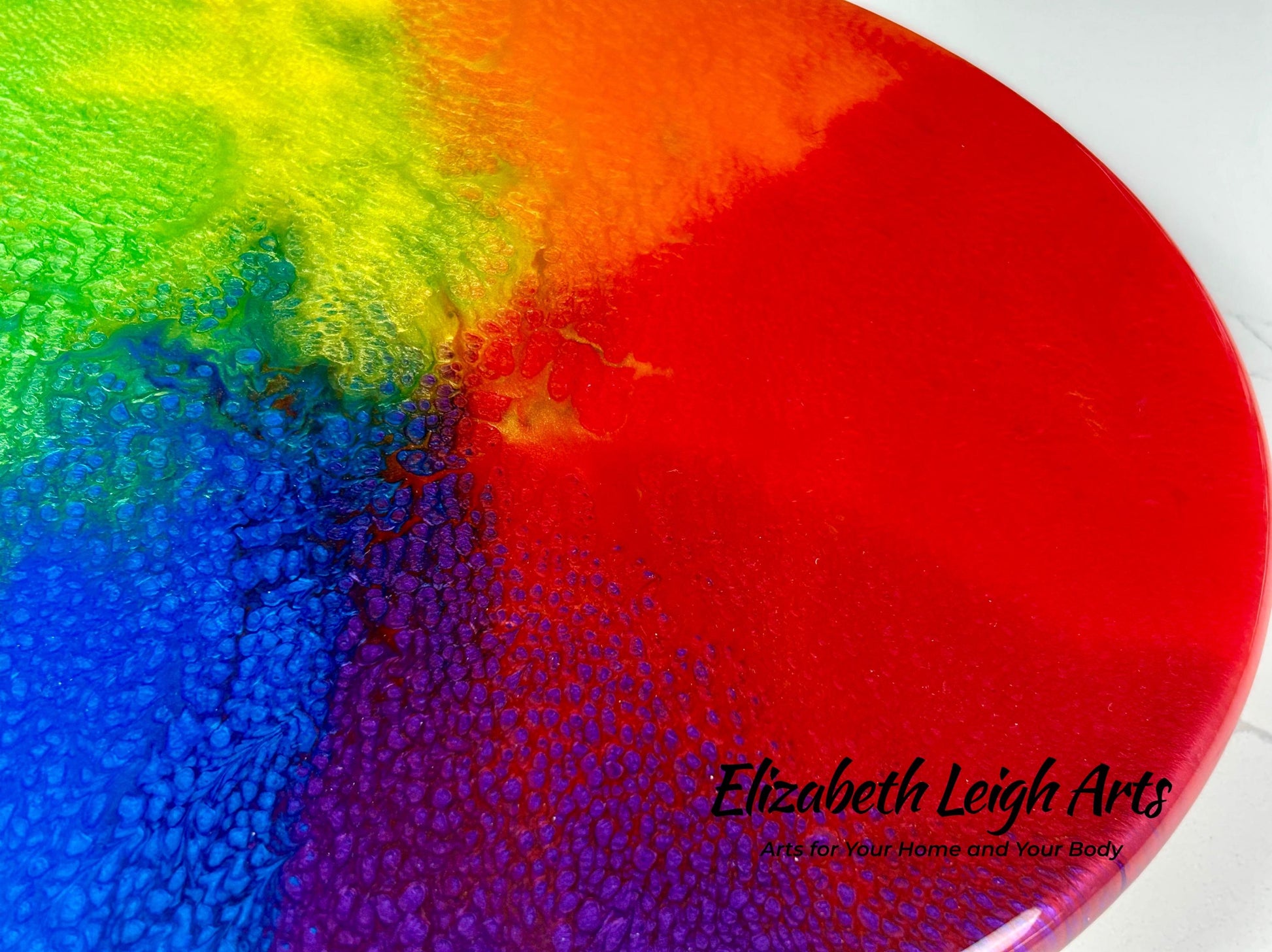 Rainbow Lazy Susan 15.5" LGBTQ Decor