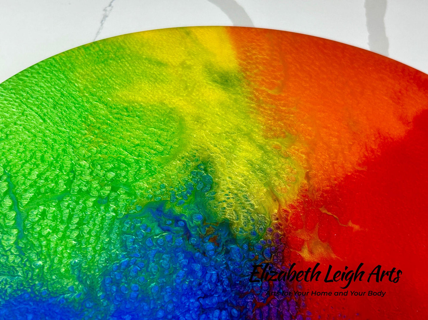 Rainbow Lazy Susan 15.5" LGBTQ Decor