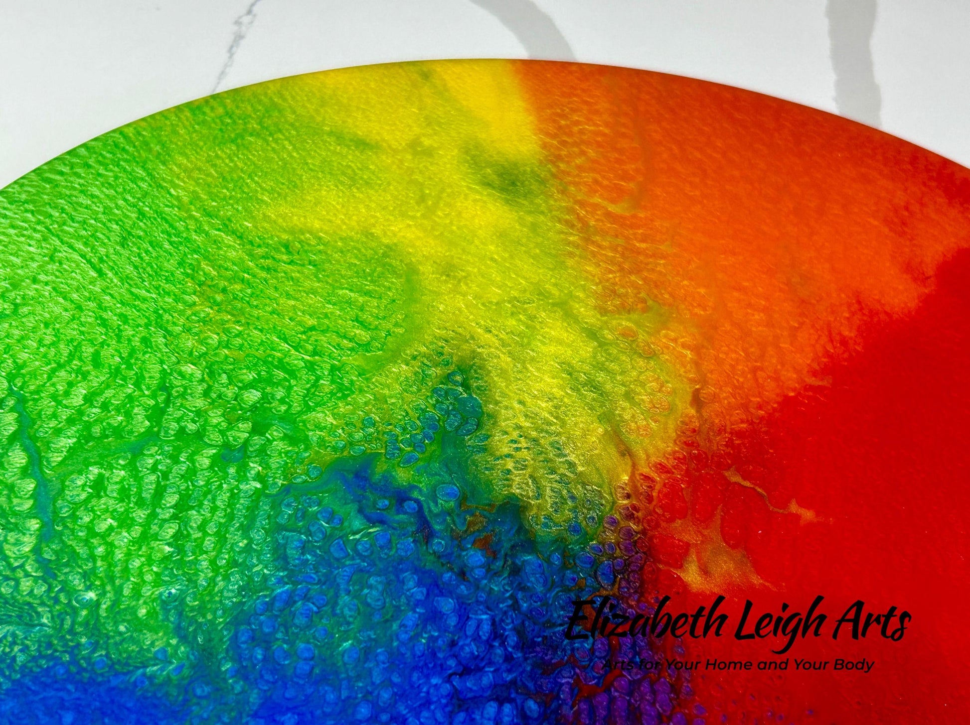 Rainbow Lazy Susan 15.5" LGBTQ Decor